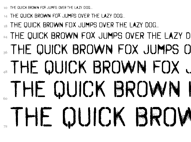 Octin Spraypaint Free font waterfall